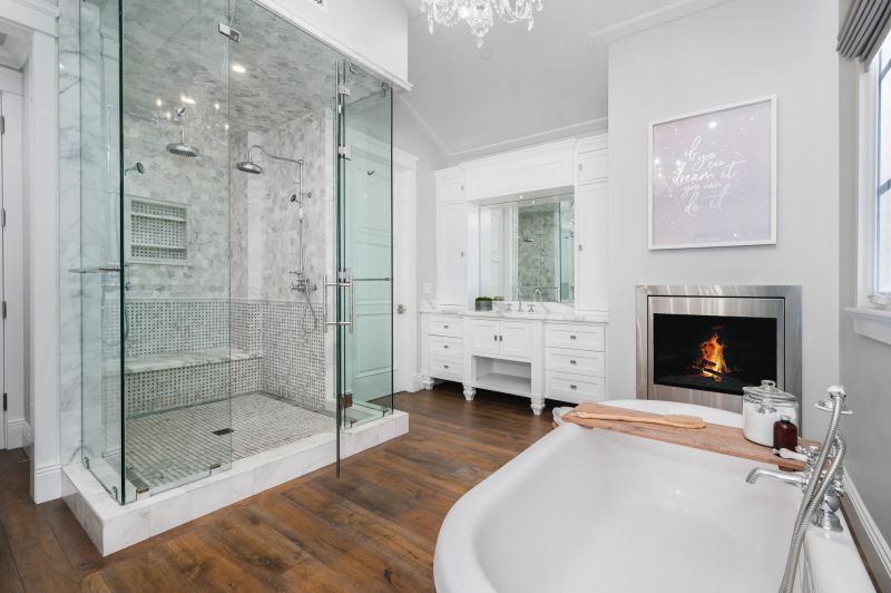 Wide Picture of Luxurious Shower